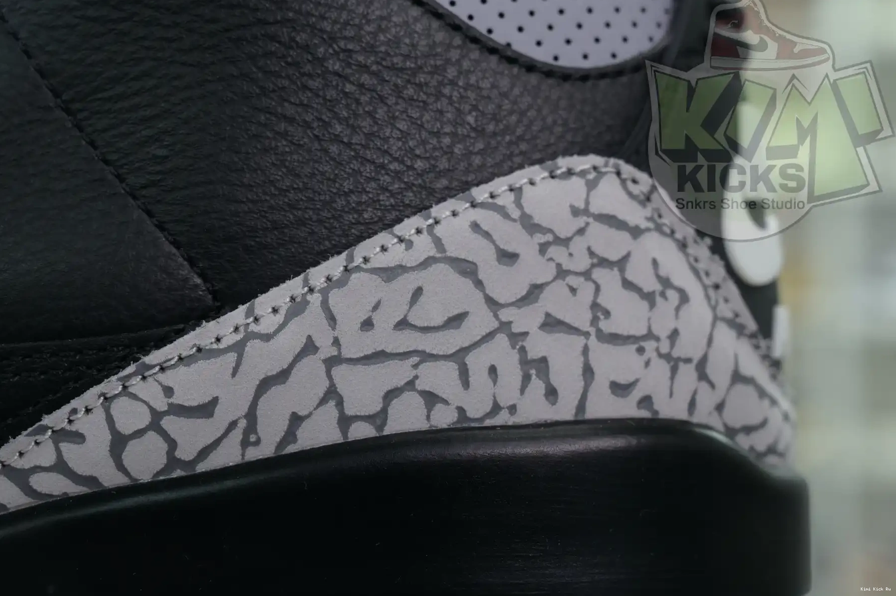 Kimikick 3“Black Jordan Air Cement Reimagined” 0825